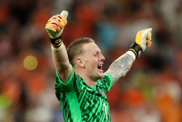 outstanding performance for Pickford at euro 2024