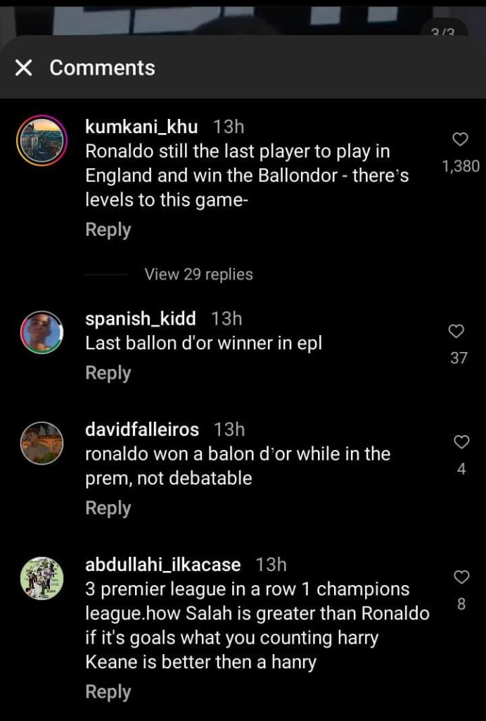 is salah better than ronaldo