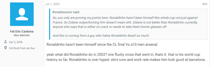 Zidane vs Ronaldinho who is better