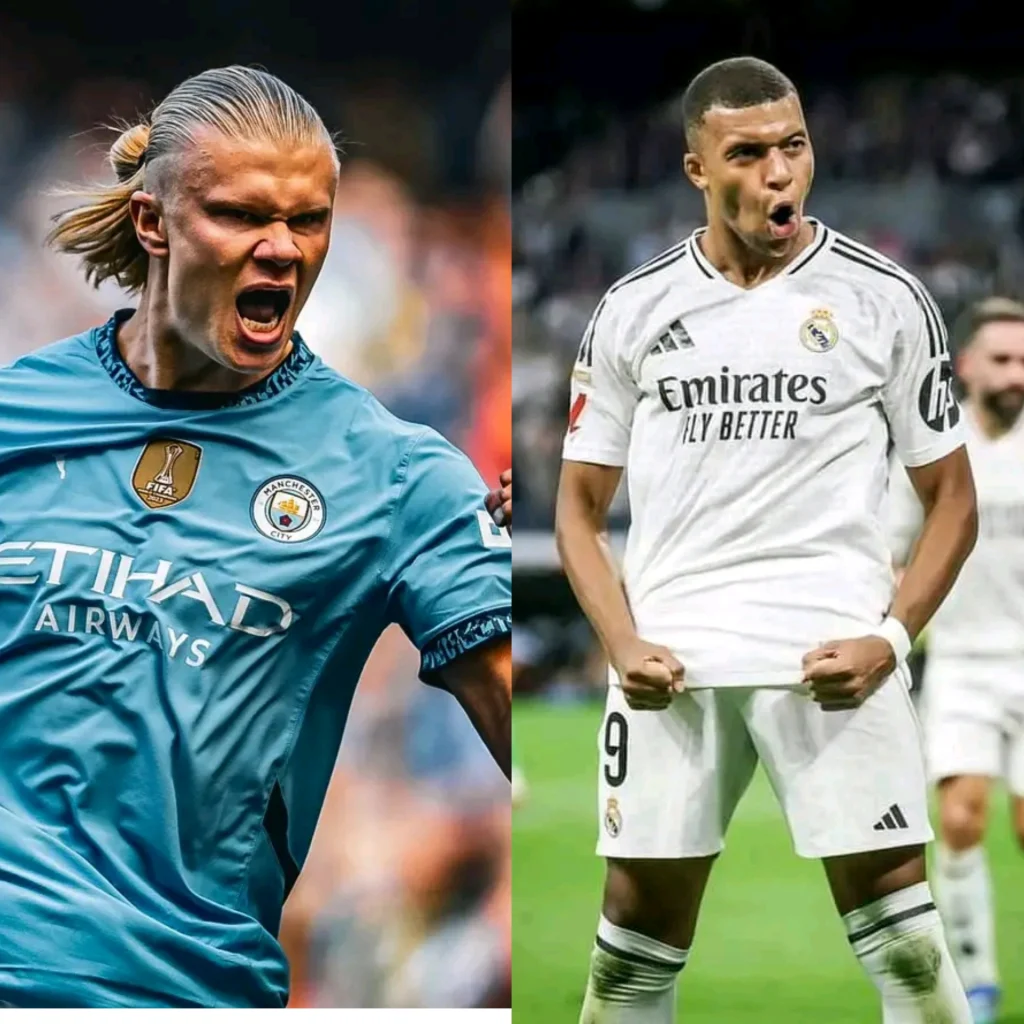 Haaland vs Mbappe comparison